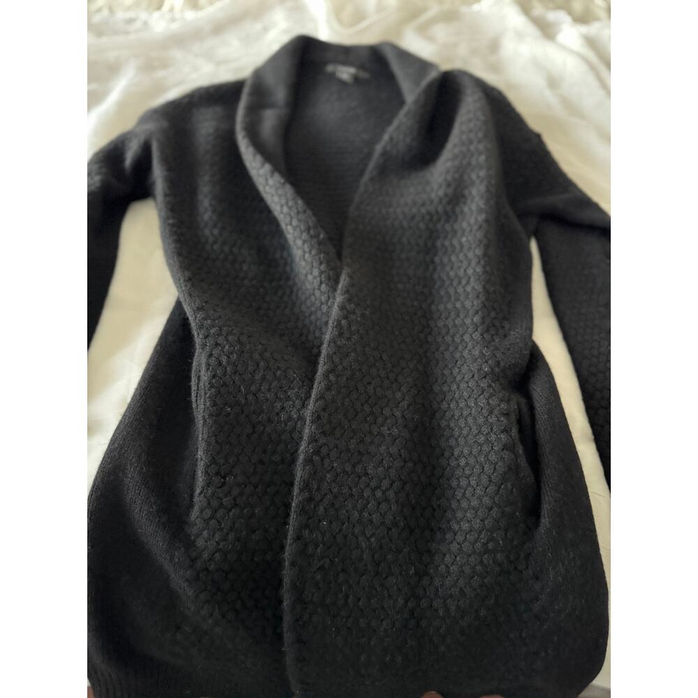 Tahari Textured Wool Yak Blend Open Front Sweater… - image 1